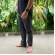 Calça Masculina - Xadrez Azul Marinho