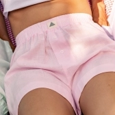 Samba Canção Feminino - Rosa Claro