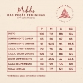 Pijama Short + Manga Curta - Linho Bege