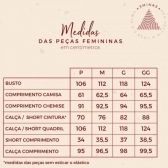 Short Grego - Xadrezinho de vermelho e branco