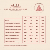 Pijama Calça + Manga Longa - Linho Branco