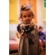 Vestido Infantil - Xadrez de Preto e Branco