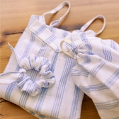 Pijama Ana - Listrado Azul