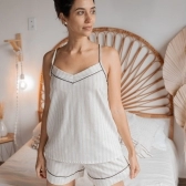 Pijama Ana - Marrom