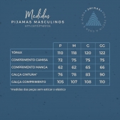 Calça Masculina - Xadrez Azul Marinho